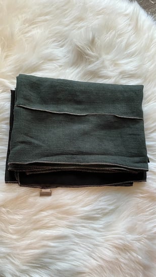 طرحة لينن نص زيتي ونص أسود