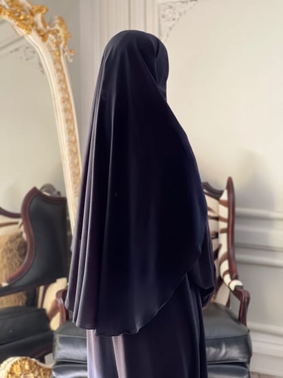 نقاب باب الحارة ( نقاب + طرحة ) متصلين