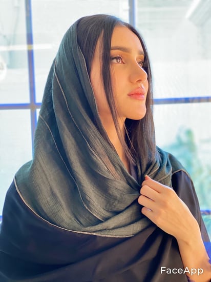 طرحة لينن نص زيتي ونص أسود