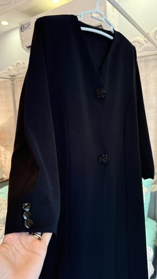 عباية اسود بالطو رززززه وفخمه