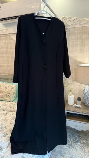 عباية اسود بالطو رززززه وفخمه