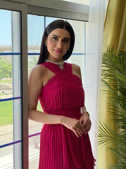 فستان سهره شيفون بليسيه راقي