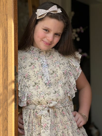 فستان بناتي بيج مشجر من الاسفل بليسيه رقم 7