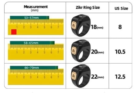 خاتم التسبيح الذكي ZIKR COUNTER