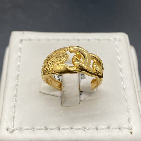 خاتم ذهب عيار 21 الوزن 2.99 جرام