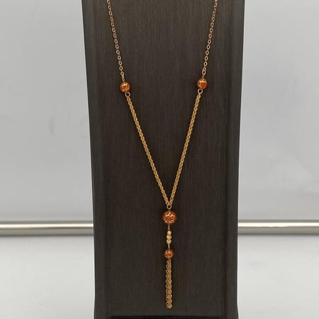 سبحة ذهب عيار 21 الوزن 3.89 جرام