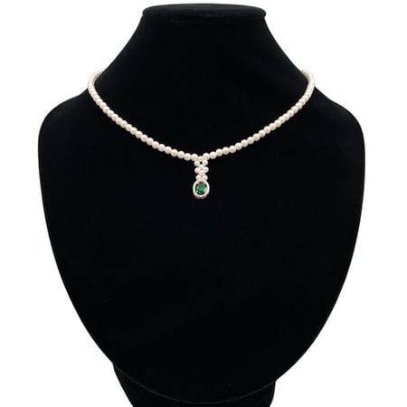 عقد لولو ذهب عيار 18 الوزن 1 جرام