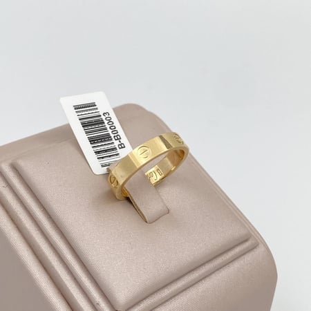 دبله ذهب عيار 18 الوزن 2.84 جرام