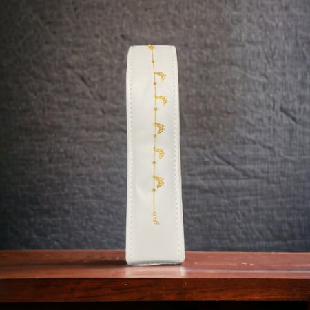 اسوارة ذهب بحلي دمعات عيار 21 الوزن  1.47 جرام