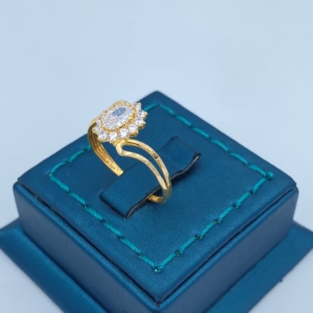 خاتم ذهب عيار 21 الوزن 1.7 جرام