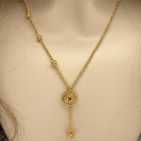 سبحة ذهب عيار 21 الوزن 12.05 جرام