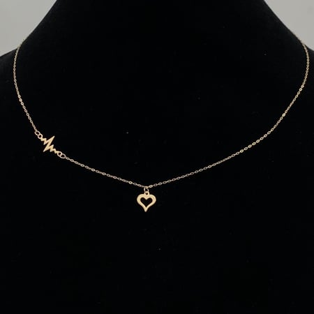 عقد ذهب عيار 18 الوزن 1.22 جرام