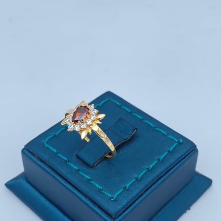 خاتم ذهب عيار 21 الوزن 1.5 جرام