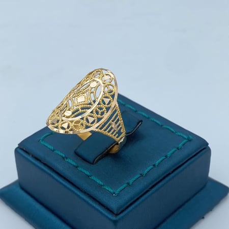 خاتم ذهب عيار 21 الوزن 2.3 جرام