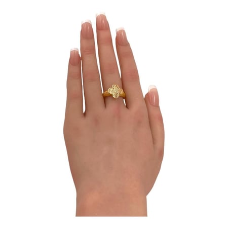 خاتم ذهب عيار 21 الوزن 1.77 جرام