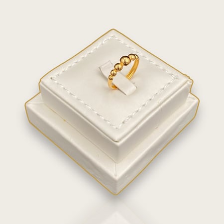 خاتم ذهب عيار 21 الوزن 0.98 جرام