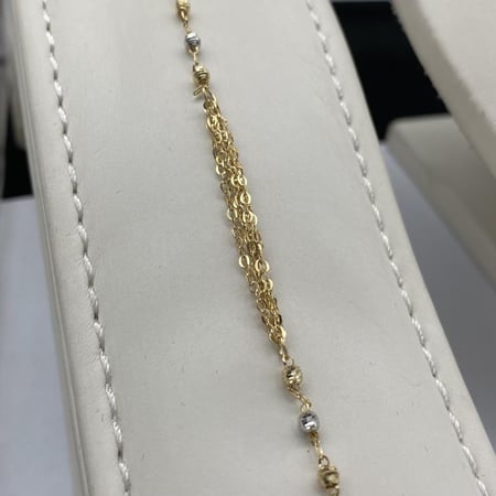 طقم ذهب عيار 18 الوزن 8.06 جرام