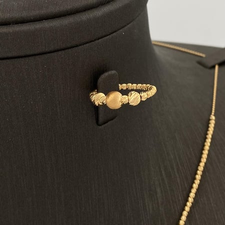 طقم ذهب عيار 21 الوزن 18.07 جرام