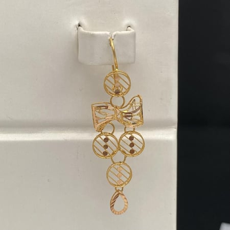 طقم ذهب ملكي عيار 21 بالنقوش الفريدة الوزن 40.97 جرام