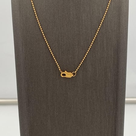 سبحة ذهب عيار 21 الوزن 7.05 جرام