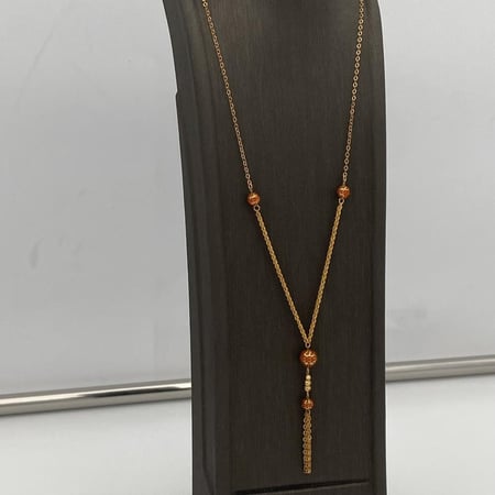 سبحة ذهب عيار 21 الوزن 3.89 جرام