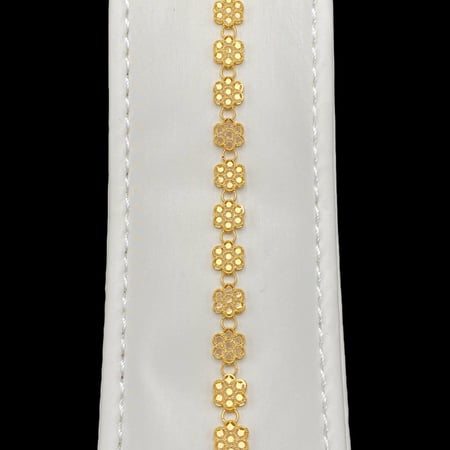 اسوارة ذهب زهور عيار 21 وزن 4.62 جرام