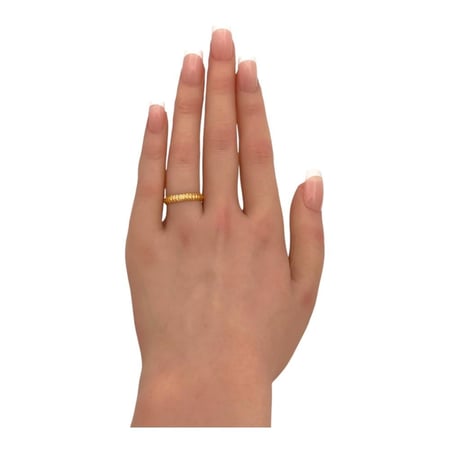 دبله ذهب عيار 21 الوزن 1.12 جرام