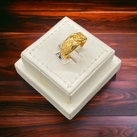 خاتم ذهب عيار 21 الوزن 2.99 جرام