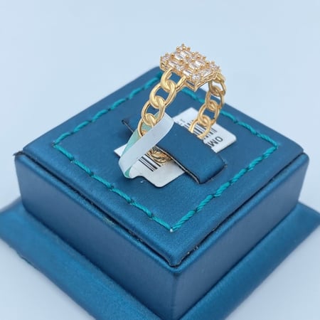 خاتم ذهب عيار 21 الوزن 2.3 جرام