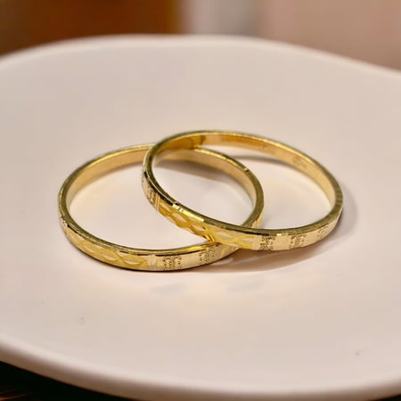 غوايش ذهب اطفال عيار 21 وزن 5.27 جرام