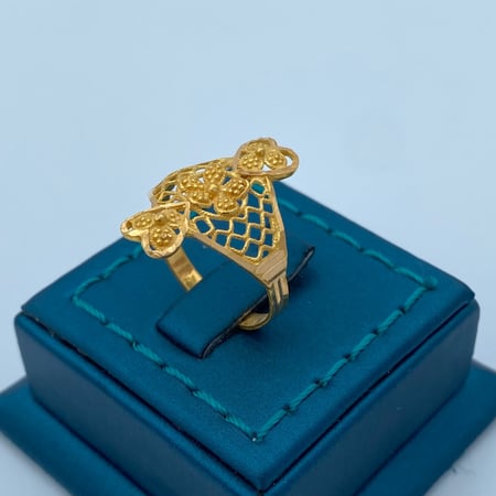 خاتم ذهب عيار 21 الوزن 2.8 جرام