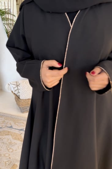 عباية كريب كتان
