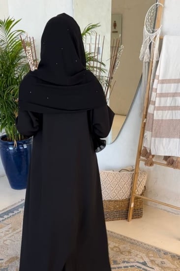 عباية كريب كتان