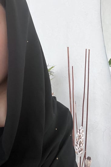 عباية كريب كتان