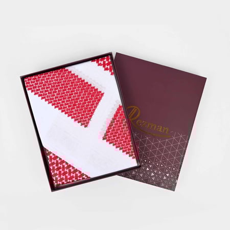 شماغ ريزمان خطوط بيضاء