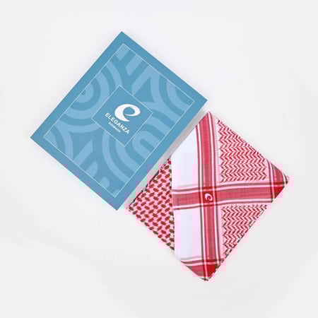 شماغ رجالي احمر