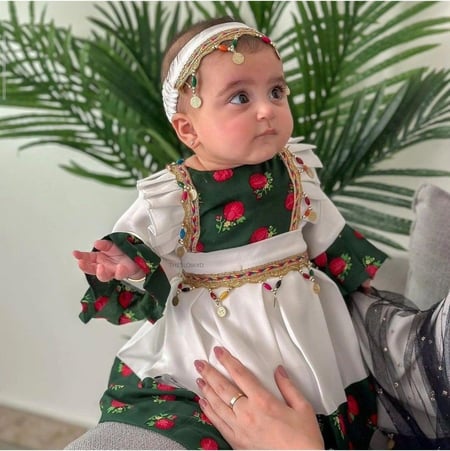 فستان اطفال شالكي