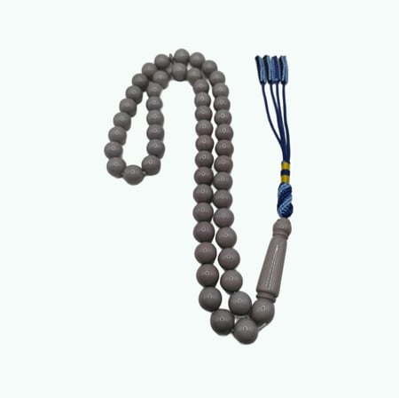 مسباح بكلايت رمادي بكركوشة تفصال يدوي