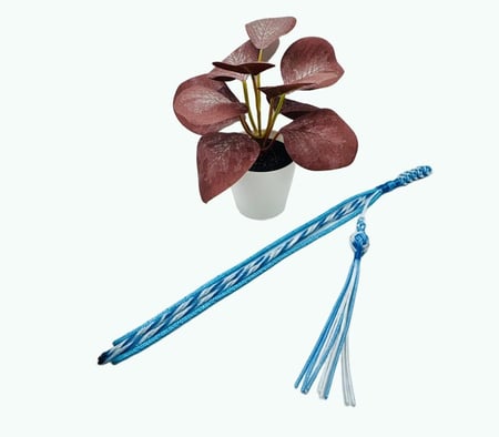 كركوشة مجدول تفصال يدوي خاص بكركوشة ومسباح من خيوط البوليستر