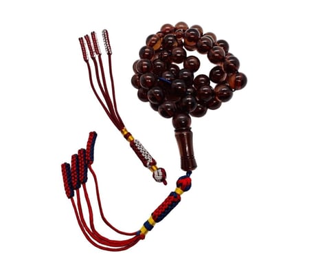 مسباح زعفران بني شفاف كركوشة تفصال مع كركوشة هدية