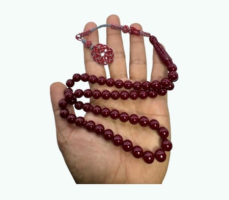 مسباح بكلايت طربزونه باللون العنابي