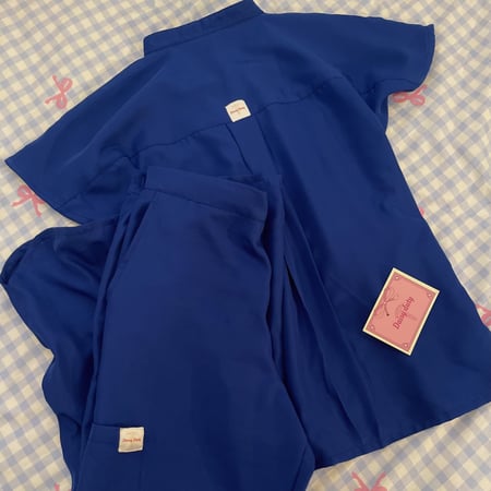 “Sprout Scrub set “ROYAL BLUE