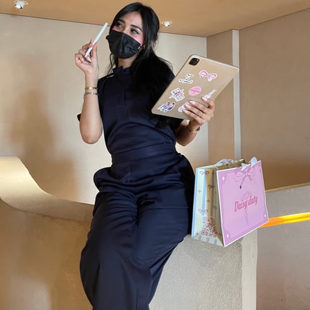 “Sprout Scrub set “NAVY BLUE