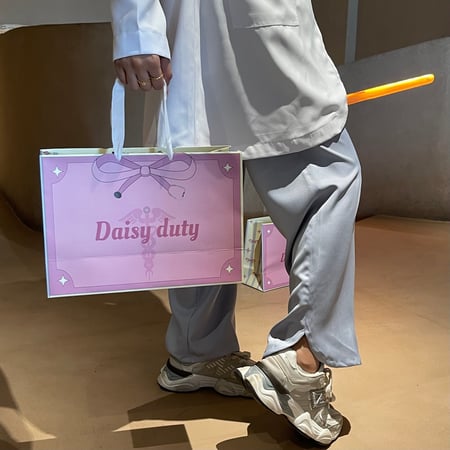 “Sprout Scrub set “GRAY