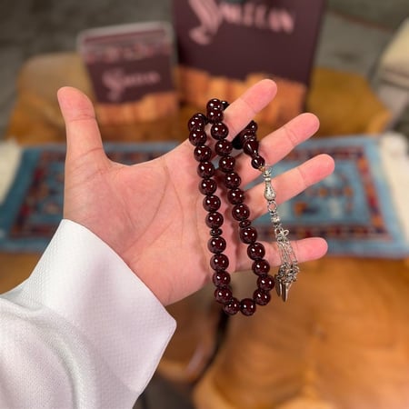 مسباح فاتوران أنتيمون عنابي معتق