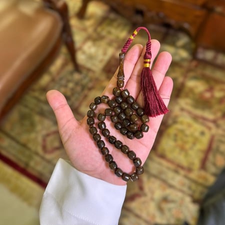 مسباح حجر - سبح بكلايت - سبح رجالية - سبح - مورقن