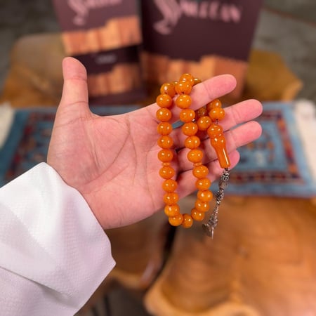مسباح فاتوران أنتيمون لون برتقالي معتق