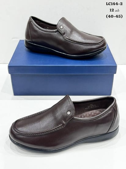 حذاء  رسمي رجالي من ماركة لو كونفورت (Le Confort) باللون البني