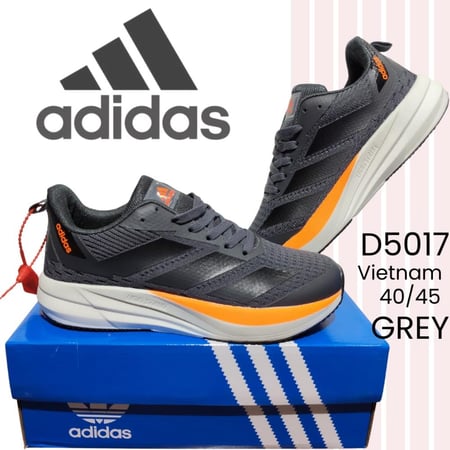 حذاء رجالي رياضي من ماركة أديداس  Adidas Adizero EVO SL - رمادي- أبيض