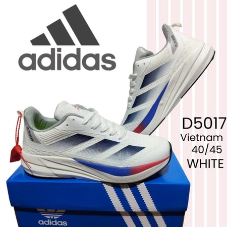 حذاء رجالي رياضي من ماركة أديداس Adidas Adizero EVO SL - أبيض- أسود